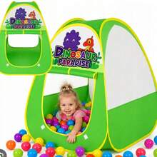 Cartoon Tent, Family, Outdoor - Green - View 3