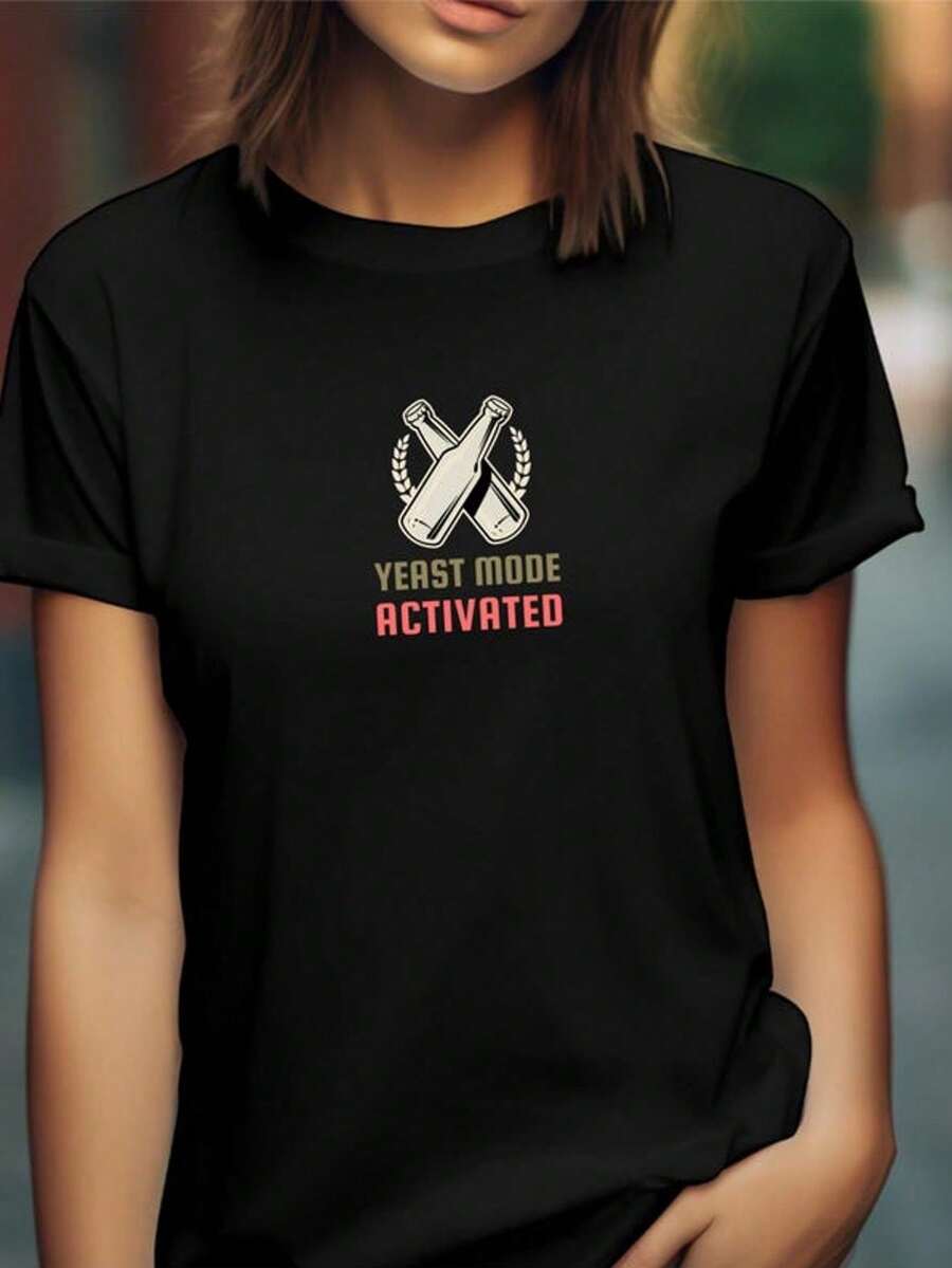 Interesting Introverts T Shirt_Ironical Social Interaction Pattern T Shirt - 黑色 7 - 查看 1