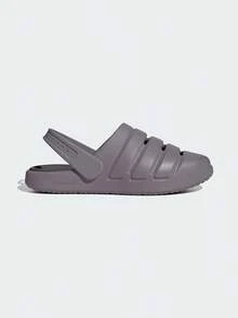 Adidas 春夏中性運動涼鞋，情侶穿搭休閒包頭涼鞋 JI2280 - 奇妙氧化紅/炭灰 - 查看 1