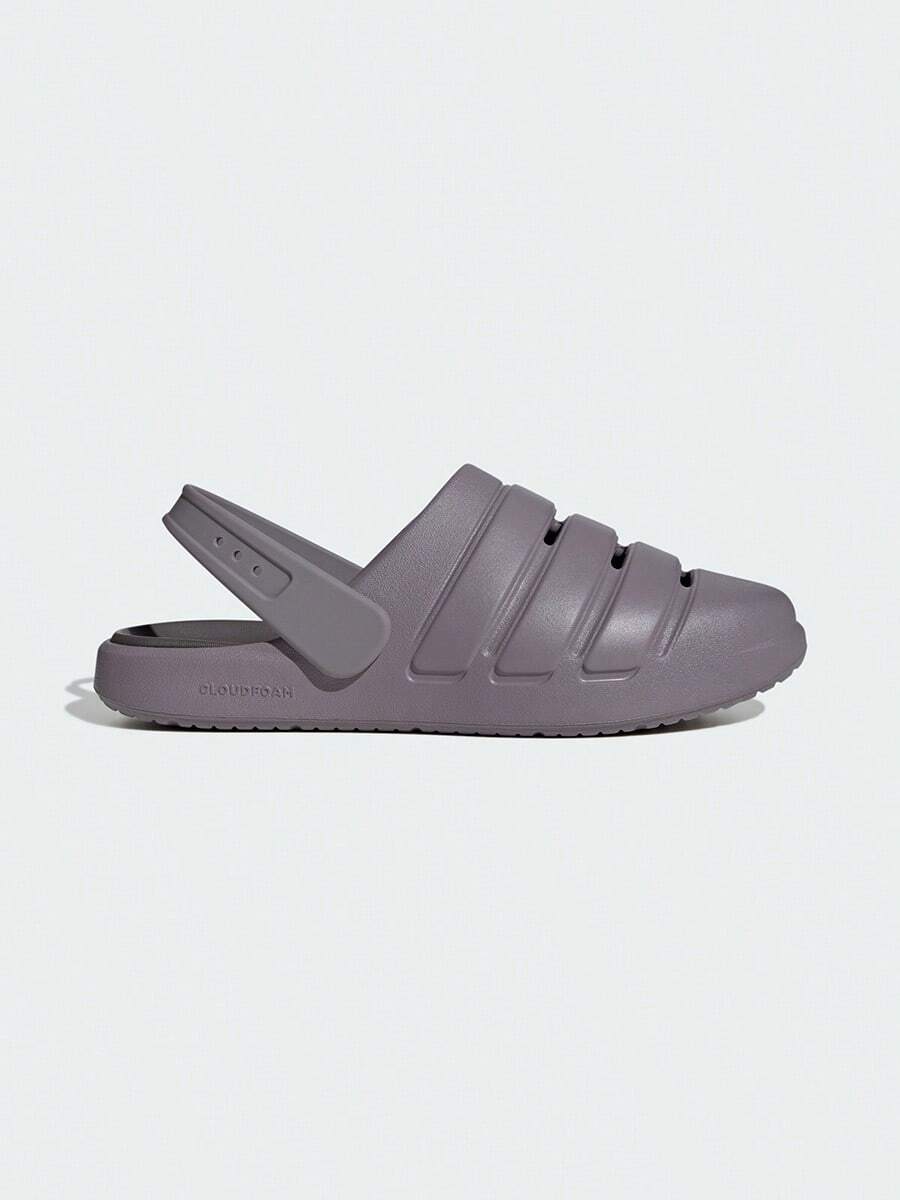 Adidas 春夏中性運動涼鞋,情侶穿搭休閒包頭涼鞋 JI2280 - 奇妙氧化紅/炭灰 - 查看 1