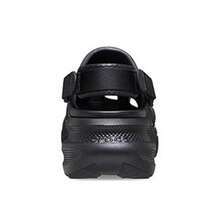 Crocs Hollow Out Clogs Dynamic Puff Clog Thick Sole Outdoor Women's Beach Shoes - Black - View 4