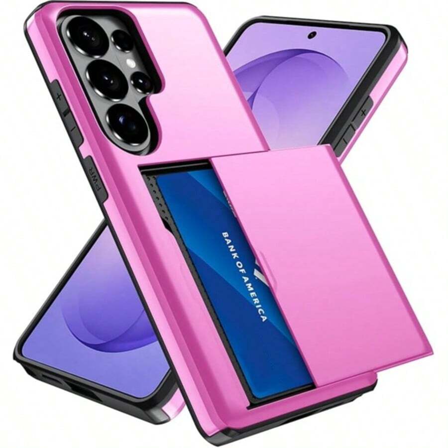 Galaxy S23 S22 S21 S20 S24 S25 FE S24 Ultra Plus A55 A56 A36 A16 A17 錢包卡槽手機殼 防震防摔保護殼