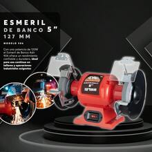 Bench Grinder 5 120 W 906 Red Color Frequency 60 Hz - US A Type Plug(110-127V) - View 2