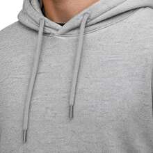 Relaxed Kangaroo Hoodie With Soft Warm Hood - Grey - View 4