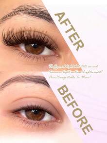 110Pcs Brown Individual Cluster Eyelashes, 10-16mm Mixed Length DIY Lash Extensions, Natural Fluffy D Curl Volume Cluster Lashes Matching Diverse Eye Shapes To Create Layered Natural Eye Makeup. - D - 查看 4