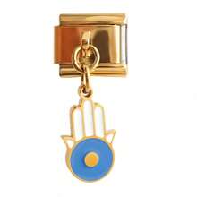 1/5/10 buc. brățară italiană din seria Evil Eye, design modular pentru confecționarea de bijuterii DIY, brățară, brățară de tobărie și alte accesorii rafinate cu pandant, cadou pentru prieteni, potrivit pentru bărbați și femei, cadou pentru soră, cadou pentru femei, perfect pentru purtare zilnică și stilizare - Multicolor - Vizualizare 20