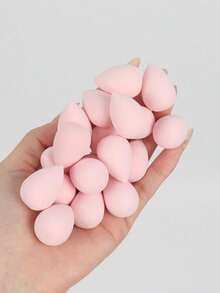 10/20/30/50/100pcs Mini Makeup Sponges, Suitable For Liquid, Cream And Powder Foundation, Latex-Free Makeup Sponge Applicator, Suitable For All Skin Types, Makeup, Cheap, Room Decor, Vanity, Travel, Bedroom, Makeup Accessories, Powder Puff, Makeup Blender, Powder Puff - Multicolor - View 4