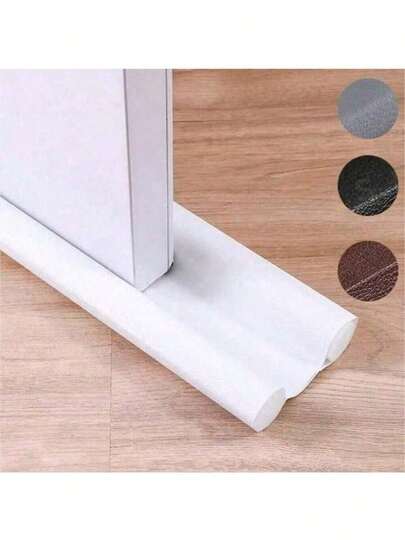 1pc 96cm/36.6in Flexible Non-Stick Door Bottom Seal Strip, Windproof Door Bottom Seal, Soundproof Door Bottom Cleaning, Dustproof Insect-Proof Adhesive Insulation. This Seal Strip Is Suitable For Glass Doors, Security Doors, Wooden Doors And Bedroom Doors, Providing Effective Soundproofing And Windproof/Collision Protection.
