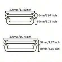 Stainless Steel Bathroom Grab Bar, Bathtub Safety Handle For Elderly, Anti-Slip Handrail For Bathroom And Stairs - A - View 3