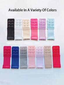 1/3pcs Flexible Bra Extender Hooks To Reduce Back Tightness Breathable Bra Extender Strap For Women Seamless Bra Extension Buckle Perfect For Travel Gym Workout Essential Accessory Outdoor Travel Running Hiking Fitness And Daily Wear - Multicolor - View 9