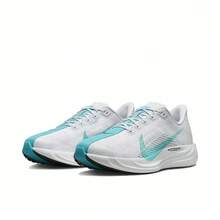 Nike Flex Plus Soft, Comfortable, Slip-Resistant, Durable, And Breathable Low-Top Running Shoes For Men, Platinum & Cactus Green - White - View 3