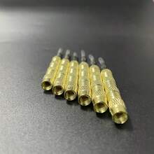 Easytoday 6件組 13g/0.46oz 黃色精緻雕花娛樂飛鏢鏢尖 飛鏢配件 - 黃色 - 查看 3