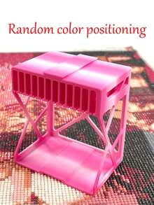 Gradient Color Interlocking Diamond Painting Drill Storage Rack, Multi-Compartment Storage Box For Diamond Painting Drill Bags And Tools - A - View 10