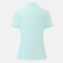 Kaos Lengan Pendek Wanita UNDER ARMOUR dengan Kerah - Hijau segar - View 4