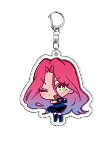 1pc-Anime Character-Alien Keychain-Figurine Keychain-Keychain-Key Cover -Jewelry Decoration - Multicolor - View 5