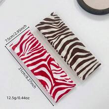 3/1pc Women's Zebra Print Fashion Headband, Suitable For Daily Wear, Yoga Fitness Sports Headband, Summer Hair Accessory - Multicolor - View 8