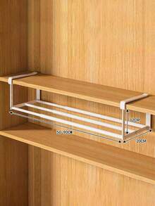 1pc Expandable Shoe Rack - Space-Saving Metal Storage Organizer With Adjustable Shelves, Classic Design Suitable For Home And Office, No Assembly Required, Shoe Storage Organizer, Shoe Cabinet - Multicolor - View 13
