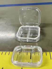 1 pieza Caja de pastillas semanal portátil, estuche compacto y hermético para el almacenamiento de medicamentos - Multicolor - Ver 34