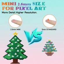 SMI Fine Set Manik-Manik Perler 2,6mm Isi 50.400pcs (Kit Manik-Manik Buatan Tangan) - 144 Warna, Termasuk Alat dan Aksesoris, Cocok untuk Ulang Tahun dan Hari Raya - MultiWarna - View 3