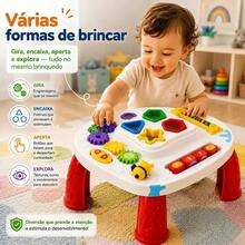Play Time Educational Table Children's Activity Table Cotiplas - Đỏ - Xem 3