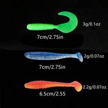 ANFS 15pcs Premium Jig Head Wide Belly Crank Hook Set, Fishing Hook Set-Suitable Fishing Gear Essential Fishing Gear Finished Set - Multicolor - View 8