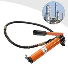 Hydraulic Hand Pump Manual Ram Pump 70Mpa Porta Power Pump For Hydraulic Tool - Orange - View 12