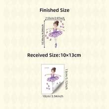 Lovely Little Girl PVC Wall Stickers Easy Install, Pretty Switch Decor For Kids Room & Kindergarten - Multicolor - View 13