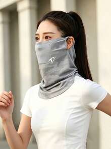 1pc-Summer Outdoor Silk Scarf – Seamless Balaclava, Breathable Bicycle Ear-Loop Face Shield. Unisex Face Mask - Multicolor - View 3