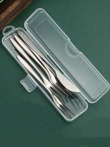 1-Paquete Caja de Almacenamiento Portátil para Cepillo de Dientes de Viaje - transparente - Ver 5