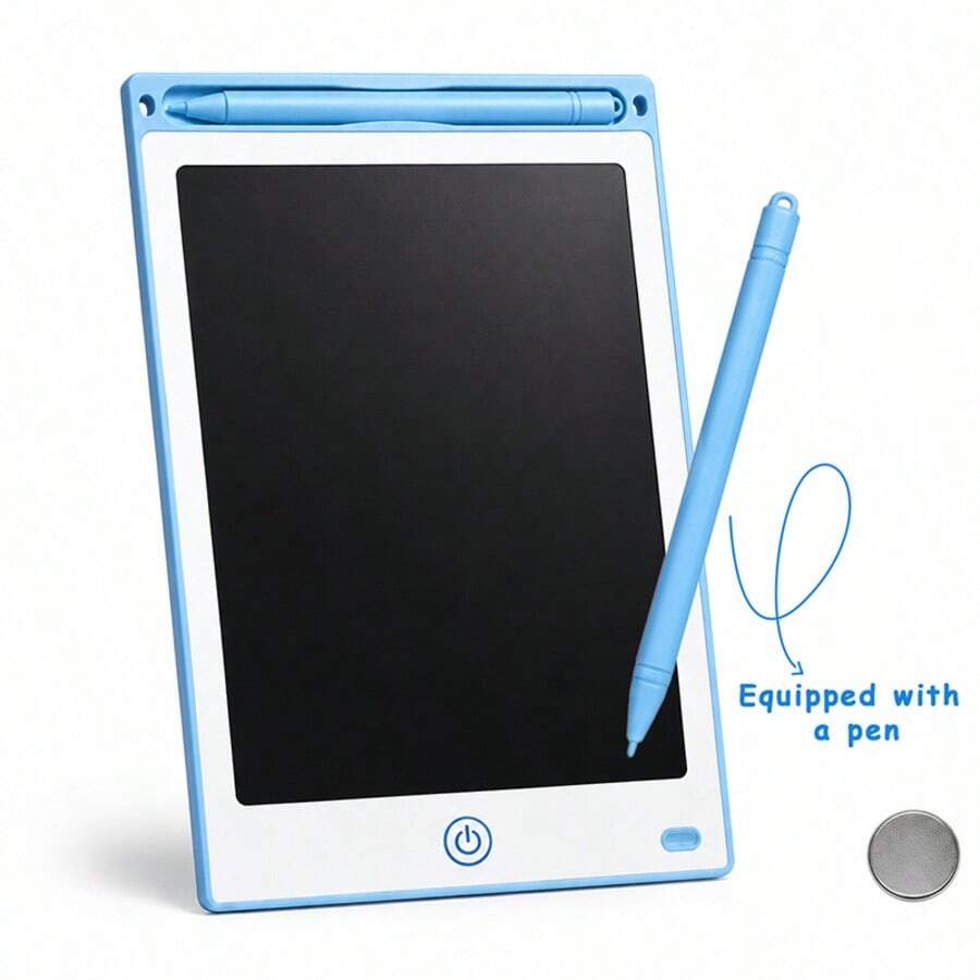 8.5 Inch Kids Electronic Drawing Tablet, No Blue Light, One-Key Erase, Reusable Drawing Board, Suitable For 3-8 Years Old Children, Text Enlightenment, Learning Toy, Express Imagination, School/Party Gift, Best Choice - Baby Blue - View 1