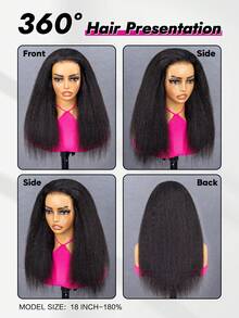 ISEE HAIR Wear Go 無膠黏捲直髮 HD 7*5 蕾絲假髮 180% 密度 8-16 吋波波頭 18-30 吋 自然色 真人髮 預剪蕾絲 預拔髮際線 女用日常佩戴 - SNatural - 查看 5