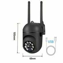 Home Wireless WiFi Security Camera 360° Panoramic View, Remote Phone Control, High Definition Night Vision, 2.4G Smart Monitoring Camera, Two-Way Audio Intercom, Indoor Security Camera, Motion Detection Alarm, High Definition Night Vision Camera, Indoor Monitoring Camera, Pet Camera, Thanksgiving Gift, Christmas Gift, Ideal Choice For Men - Black - View 10