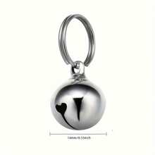 2pcs Dog And Cat Collars With Round Metal Pet Bells - The Ideal Choice For Training And Pet Additions - Silver - View 10