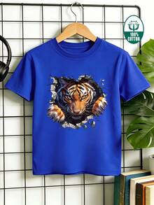 para niños, ideal para actividades al aire libre y deportes, top de estilo nuevo para primavera y verano, 100% tela, ropa para niños pequeños y grandes, opción de regalo para las vacaciones - Negro - Ver 6