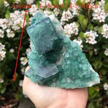 1件隨機波希米亞風綠色水晶礦物標本,獨特紋理與獨特幾何形狀不對稱水晶簇,居家或辦公室裝飾首選,礦物愛好者的理想禮物 - 綠色 - 查看 5