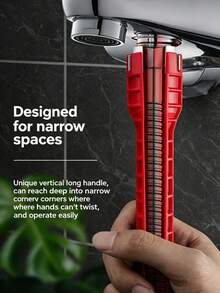 Multi-Functional Labor-Saving Wrench, 8-In-1 Sink Faucet Installation And Repair Tools, Non-Slip Wrenches For Faucets, Home Repair Tool Set. Suitable For Faucet Installation, Bathroom Pipe Repairs, Kitchen Appliance Disassembly. - Multifunctional Set - View 4