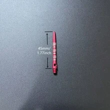 Easytoday 新款 6 件組多線彩色雕花鋁合金飛鏢桿,飛鏢配件,適用於投擲與娛樂遊戲 - 彩色 - 查看 3