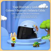 Children's Helmet For Ages 3-12, Unisex, Dinosaur Design, Triple Protection, Breathable, With UV Protection, Adjustable For Year-Round Use, Available In 5 Colors - Black - View 5
