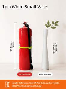 這款纖細落地式塑膠花瓶採用現代簡約設計，非常適合擺放枝條與乾燥花，可作為高挑優雅的裝飾花瓶放置於壁爐旁、臥室、廚房或客廳 - 彩色 - 查看 14