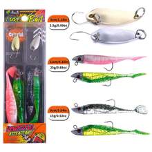 HENGJIA Fishing Bait Set Wobbler For Bass Pike Sea Fishing Lures Kit Long Casting Minnow Crankbait VIB SOFT LURE Carp Tackle Accessories - Multicolor - View 3