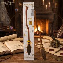 Monogram Warner Bros 1支華納兄弟官方授權  Nimbus 2000 掃帚魔杖角色造型順滑書寫凝膠墨水圓珠筆，適用辦公室、學校、居家學習、手帳記錄，文具桌面配件，成人粉絲節日禮物 - 查看 8