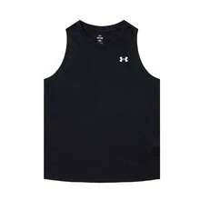 Under Armour UA Tech Series | Lightweight, Quick-Drying, Breathable Women's Loose Crew Neck Training Top, Sleeveless Sports Vest - Black - View 5