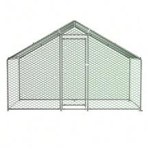 Run With Safety Lock And Waterproof PE Cloth, Metal Small Animal Enclosure For Chickens, Rabbits And Other Small Animals - 3 X 1, 5 X 2m - View 1