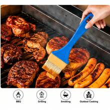 Set 2/3 buah, 4 ukuran, Set Kuas BBQ yang Dapat Digunakan Kembali, Kuas Minyak Bulu Sintetis Tahan Panas, Cocok untuk Memanggang, Membakar, Membuat Kue, Pastri, dan Aksesori Memasak Dapur - Sikat BBQ - View 2