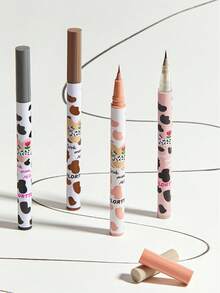 FLORTTE Wow So Thin Eyeliner Pen Series 0.55ml 02# Super Thin Cold Tea Brown - 02# Fine Cold Tea Brown Juice 0.55ml - View 2