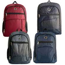 Kit 3 Mochilas Malas Universitárias Grande Masculina Feminina Impermeável Resistente Trabalho Escola - Multicolorido - Visão 3
