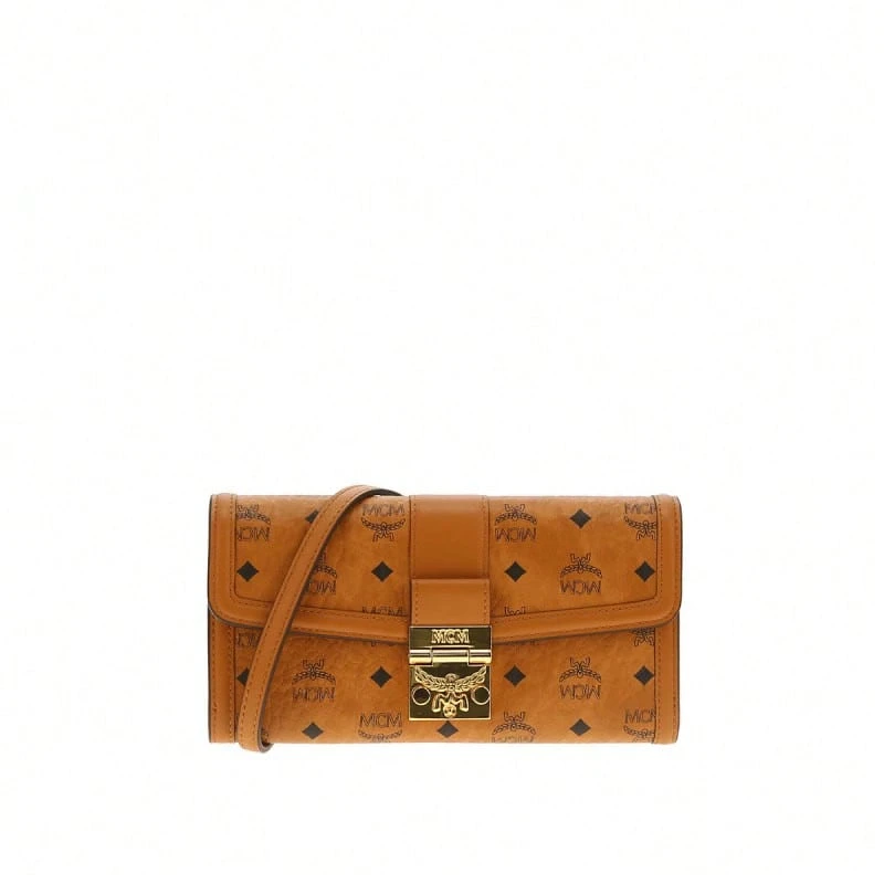 Mcm Tracy Series Printed Women's Shoulder To Shoulder Crossbody Bag MYLESXT02CO001 - 干邑色MYLESXT02CO001 - 查看 1