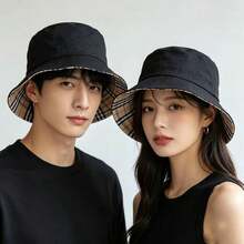 1pc 2026 New Arrival Unisex Single-Sided Solid Color Bucket Hat, Summer Outdoor Sports Sun Protection Cap,Beach,Holiday - A - View 13