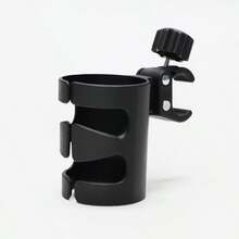 Upgraded Golf Cart Cup Holder, Heavy Duty Cup Holder With 360° Rotating Base And Non-Slip Suction Cup Mount, Fishbone Design Adjustable - Portable Drink Holder, Suitable For Walkers, Transport Chairs And Strollers - Designed For One-Handed Operation - Black - View 7