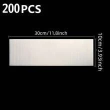 100pcs Professional Hair Salon Dyeing Paper, Hair Coloring Highlights And Sectioning Strips, Suitable For Hair Styling - A - View 8